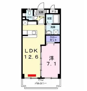 シャトレイユ ミオ【1階】の間取り