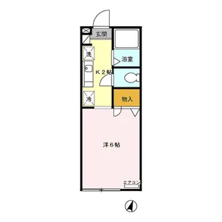 メゾン ベルファミーユ【2階】の間取り