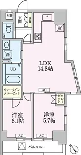 中新井サンライトマンション【3階】の間取り
