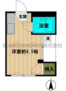 スカイハイツ【1階】の間取り