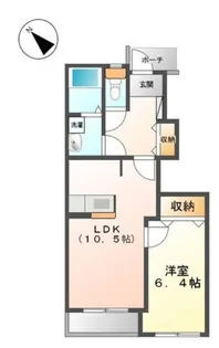 エル・グレイシャス【1階】の間取り