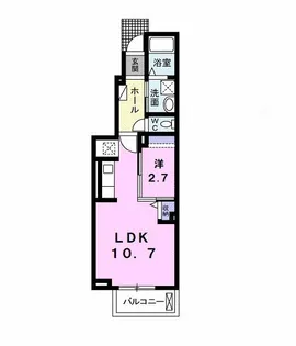 バーミィハウス【1階】の間取り