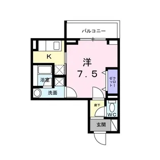 中宮町マンション(027390401)【5階】の間取り