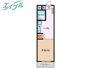 レジデンス昭和四日市【7階】の間取り