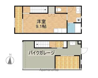 ホビープラスB【1階】の間取り
