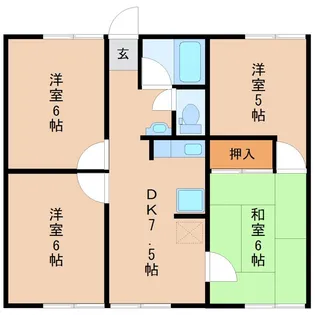 グランメゾン岡芹【2階】の間取り