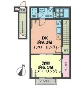 ヴィラ・グランディア【2階】の間取り