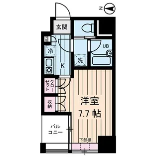 アムス馬喰町【7階】の間取り