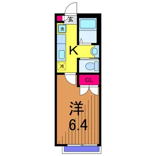メゾン・コンフォルト【2階】の間取り