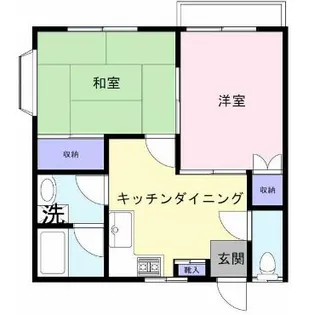 セレニテ霞ヶ丘【2階】の間取り
