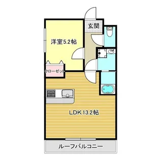 メイユール【4階】の間取り