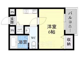 コンフォート神崎川【2階】の間取り