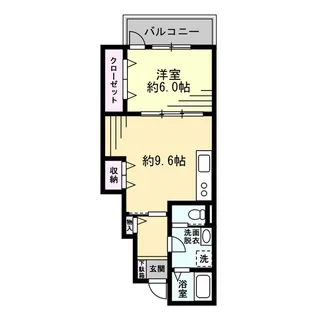 RUI城南【1階】の間取り