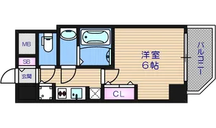 W-STYLE難波【2階】の間取り