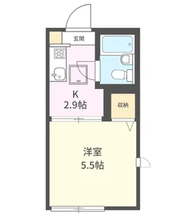 カーサKEY【1階】の間取り