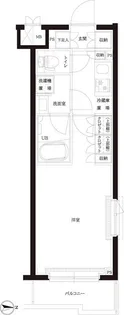 ルーブル川崎宮前平【4階】の間取り