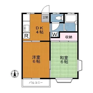 スリードーマ秋津【2階】の間取り
