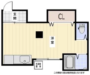 コーポ旗塚【1階】の間取り