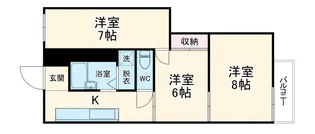 PLAYZ COURT【4階】の間取り