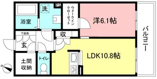 サンヒルズ竪台【3階】の間取り