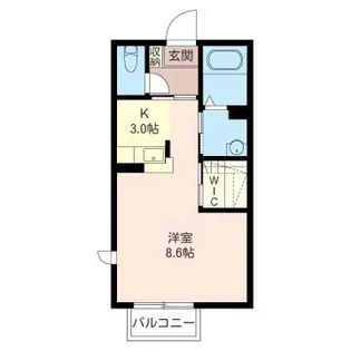 ヴァンヴェール【1階】の間取り