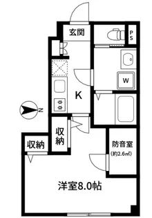 CASA南千住【1階】の間取り