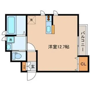 コルティーレ豊町【2階】の間取り