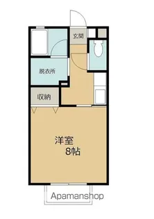 カーサ・ベイスSS【2階】の間取り