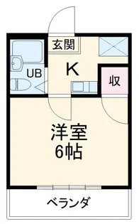 サバーブ滝頭【1階】の間取り
