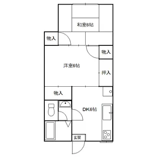 コーポイトウ【2階】の間取り