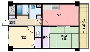 ルキア武庫川【4階】の間取り