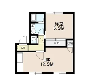 サンエイビューパレスC【2階】の間取り