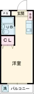 ハイム中原PART2【1階】の間取り