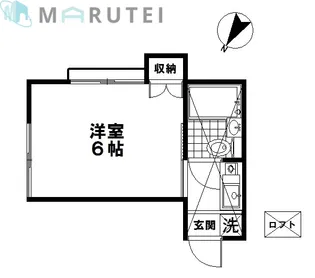 アザミハイツ【2階】の間取り