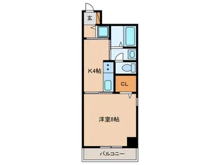 Park Side B.S【3階】の間取り