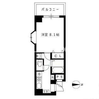 コスモリード錦糸町レジデンス【7階】の間取り