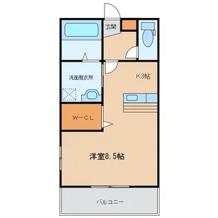 ヴェレーナ【1階】の間取り