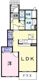 ダンディライオン I【1階】の間取り
