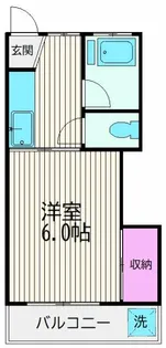 一徳コーポ【2階】の間取り