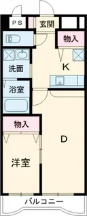 NNMマンションB【1階】の間取り