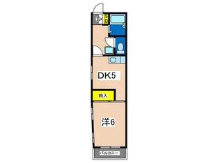 メイプルヒル【3階】の間取り