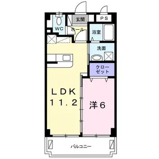 グラン アルブル【2階】の間取り