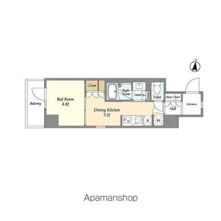 GRAN PASEO清澄白河II【3階】の間取り