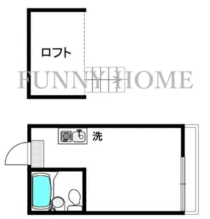 プリンセスコート代沢【1階】の間取り