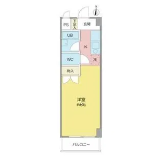 ソレイユYK【1階】の間取り
