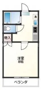 宮丸マンションきらは【3階】の間取り