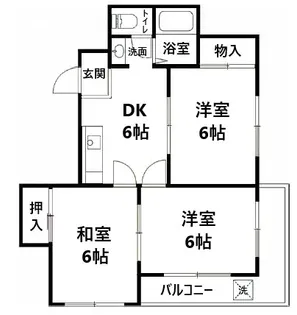 メゾン吉田【2階】の間取り