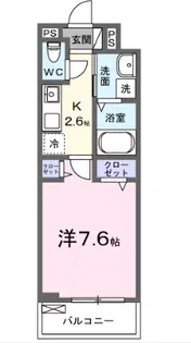 ヒルサイドIII【3階】の間取り