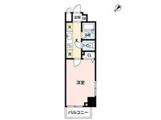 マイナビSTAY飯田橋(プライムアーバン飯田橋)【8階】の間取り