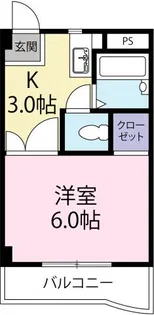 長野ハイツ【4階】の間取り